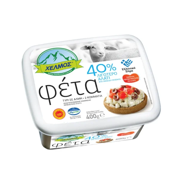 Feta sūris su mažiau druskos (400g)